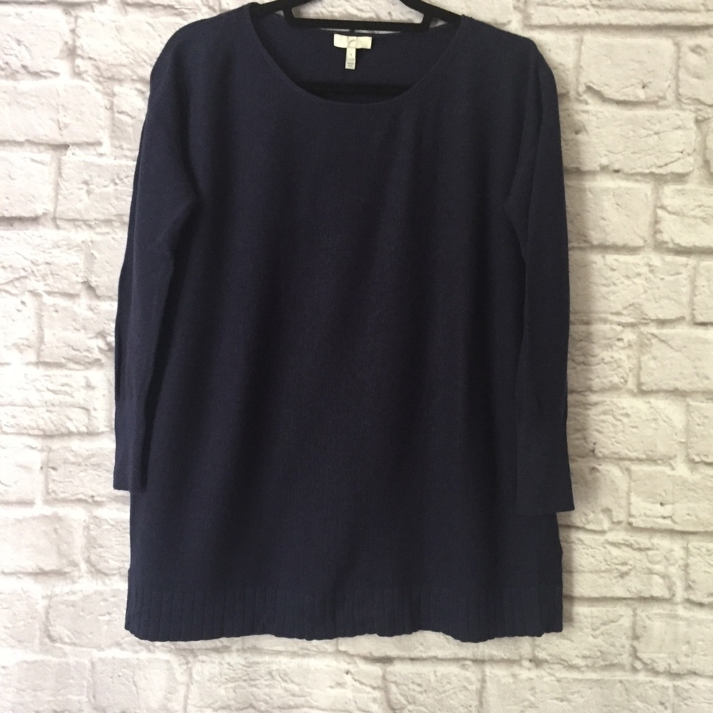 Joie Zephrine Crew Neck Tunic Sweater Sz S